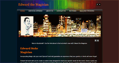 Desktop Screenshot of edwardthemagician.com